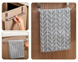 Kitchen Towel Holder Over Cabinet Door Towel Bar 2 Pieces Stainless Steel Kitchen Towel Hanger