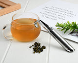 Tea Infuser Set of 6 Pieces (Includes 2 Stainless Steel Hanging Hook Tea Strainers, 2 Brushes, 1 Tea Scoop, and 1 Clip)