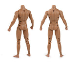 1/12 Scale Male Body Narrow Shoulder Standard 6 Inch Action Figure with 10 Interchangeable Hands