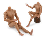 1/12 Scale Male Body Narrow Shoulder Standard 6 Inch Action Figure with 10 Interchangeable Hands