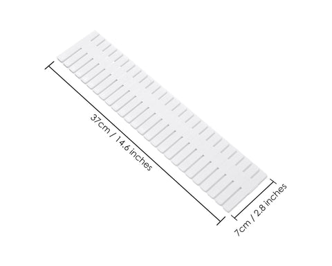 Plastic Grid Drawer Dividers 8 Pieces DIY Drawer Organizer