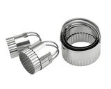 Biscuit Cutter 5 Pieces Stainless Steel Cookies Cutter with Handle