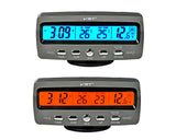 3 in 1 Digital Car Clock Thermometer & Voltmeter
