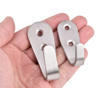 Stainless Steel Single Hooks Hanger Set of 10