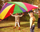 3.6m Rainbow Play Parachute with 8 Handles for Kids Outdoor Games