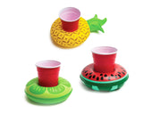 Inflatable Flamingo Drinks Holders for Swimming Pool Float Cup Holder, Pack of 6