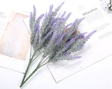 Artificial Lavender 4 Pieces Artificial Flowers for Home Decoration