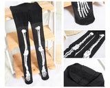 Skeleton Pantyhose Halloween Stockings for Women