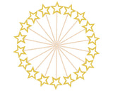 Cake Toppers 50 Pieces Star Shaped Cupcake Toppers