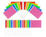 Small Flags Mini Handheld Flags on Stick for Parades