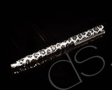 Leopardo Swarovski Crystallized Long Ball Pen - Silver
