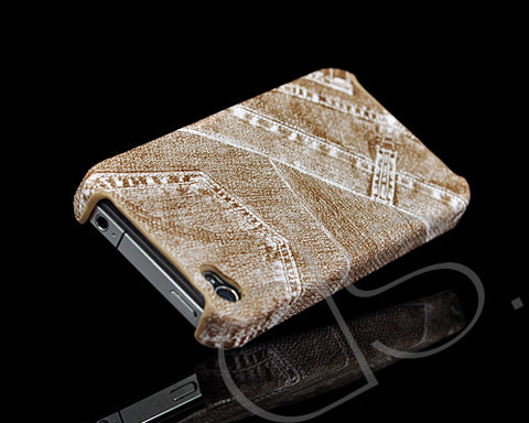 Jeans Series iPhone 4 and 4S Case - Brown