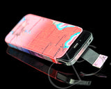 Map Series iPhone 4 and 4S Soft Pouch Case - Red