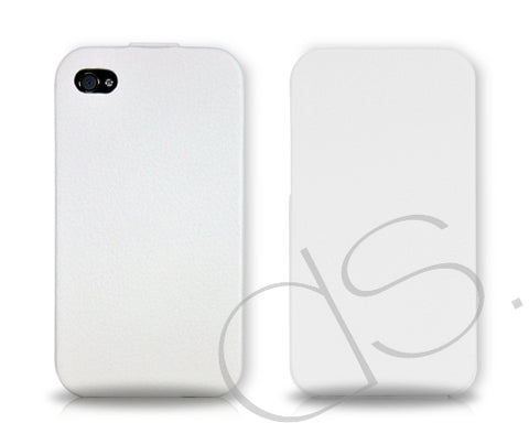 Simplism Series iPhone 4 and 4S Flip Case - White