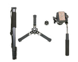 22"-58" Aluminium Fluid Base Monopod with 3 Leg Locking