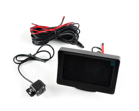4.3" HD Night Vision Rear View Backup Camera LCD Monitor
