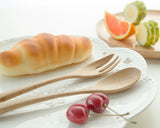 8" Wooden Spoon and Fork Serving Set