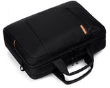 15.6" Nylon Shoulder Bag with Detachable Shoulder Strap - Black