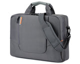 15.6" Nylon Shoulder Bag with Detachable Shoulder Strap - Gray