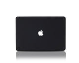 Matt Series 12" MacBook Hollow-out Logo Hard Case - Black