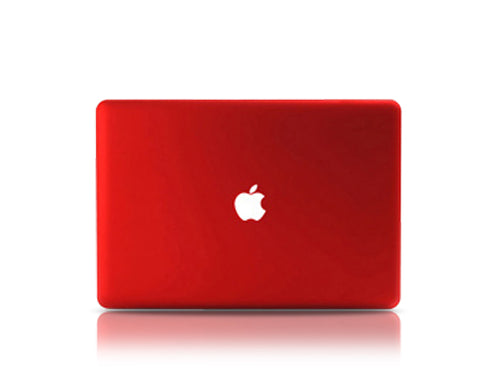 Matt Series 12" MacBook Hollow-out Logo Hard Case - Red