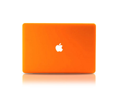 Matt Series 12" MacBook Hollow-out Logo Hard Case - Orange