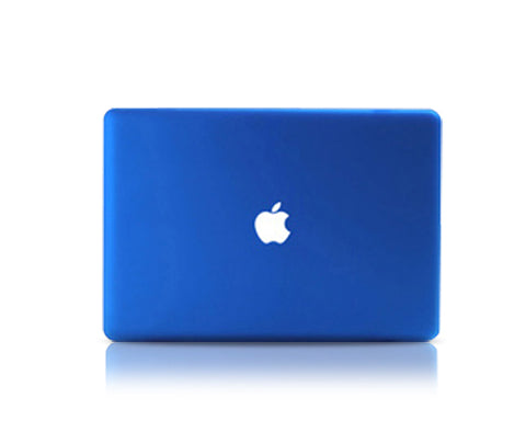 Matt Series 12" MacBook Hollow-out Logo Hard Case - Blue