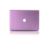 Matt Series 12" MacBook Hollow-out Logo Hard Case - Purple