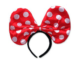 Party Costume Accessory LED Flashing Polka Dot Bow Headband