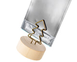 2" Paper Photo Clip Memo Card Wood Base Holder Table Decor - Tree