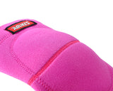 Adjustable Sports Thick Sponge Leg Knee Pads Braces Protector-L+Pink