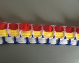 Tribal Style Crochet Triangle Bikini Set - Blue