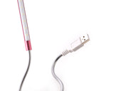 Laptop Keyboard Flexible USB LED Night Light  Eyecare Lamp - Red